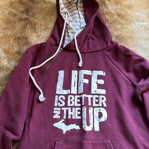 Small “Life is better in the UP” (Upper Peninsula Michigan)